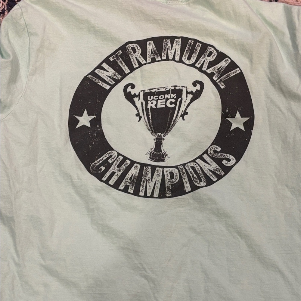 District Intramural Champions Short Sleeve Tee - Light Green -
Size large